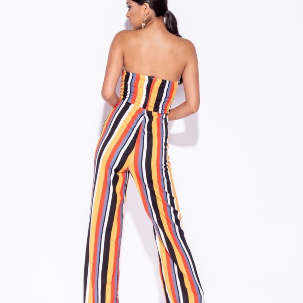 Candy Strip Jumpsuit - Picture 3 of 4
